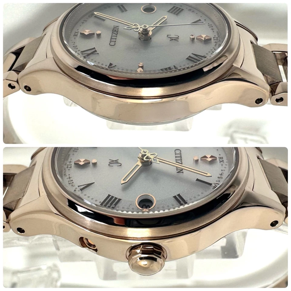 Reloj Citizen xC Hikari ES9497-96A Radio Solar Titanio Sakura Esfera Rosa Damas Foto 4 de 4