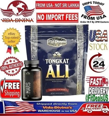 Productos Mars Dietary Supplement + TongkatAli Coffee (set of 2)  US Seller 