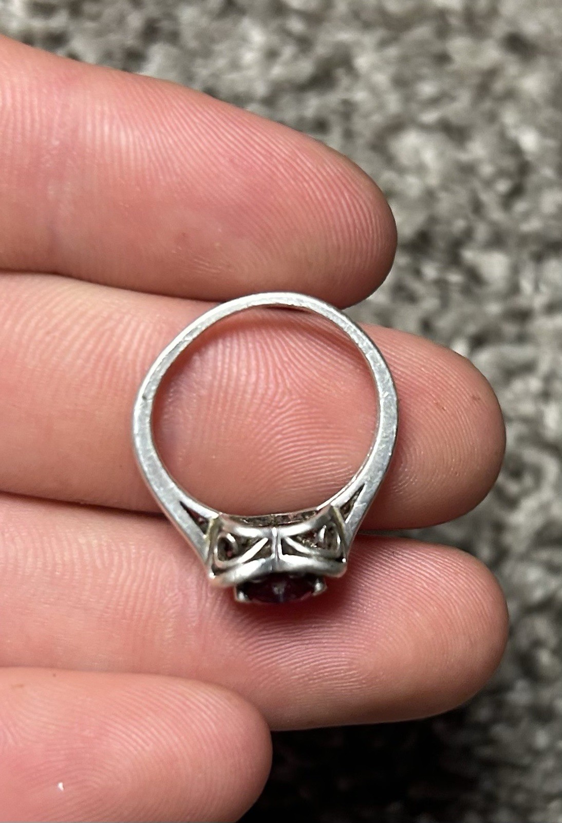 Diamond Ring Silver - image 4