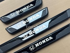 Car Door Scuff Sill Cover Panel Step Protector Trims For Honda Accessories 4pcs Car Door Scuff Sill Cover Panel Step Protector Trims For Honda Accessories 4pcs