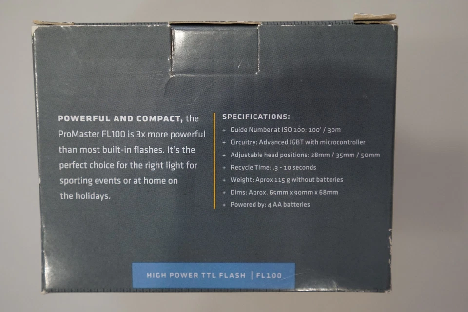 ProMaster FL100 Electronic Flash for Pentax 9392 - Image 3 of 4