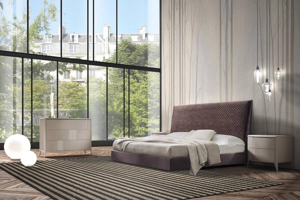 Bett Betten Doppelbett Schlafzimmer Polster 180X200Cm Italienische MöBel Ehe Neu-image