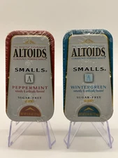 Altoids Smalls Peppermint  & Wintergreen Slide Tin Factory Sealed Rare NOS