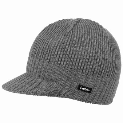 Eisbär Paulo Strick Cap Skimütze Strickmütze Beanie mit Schirm