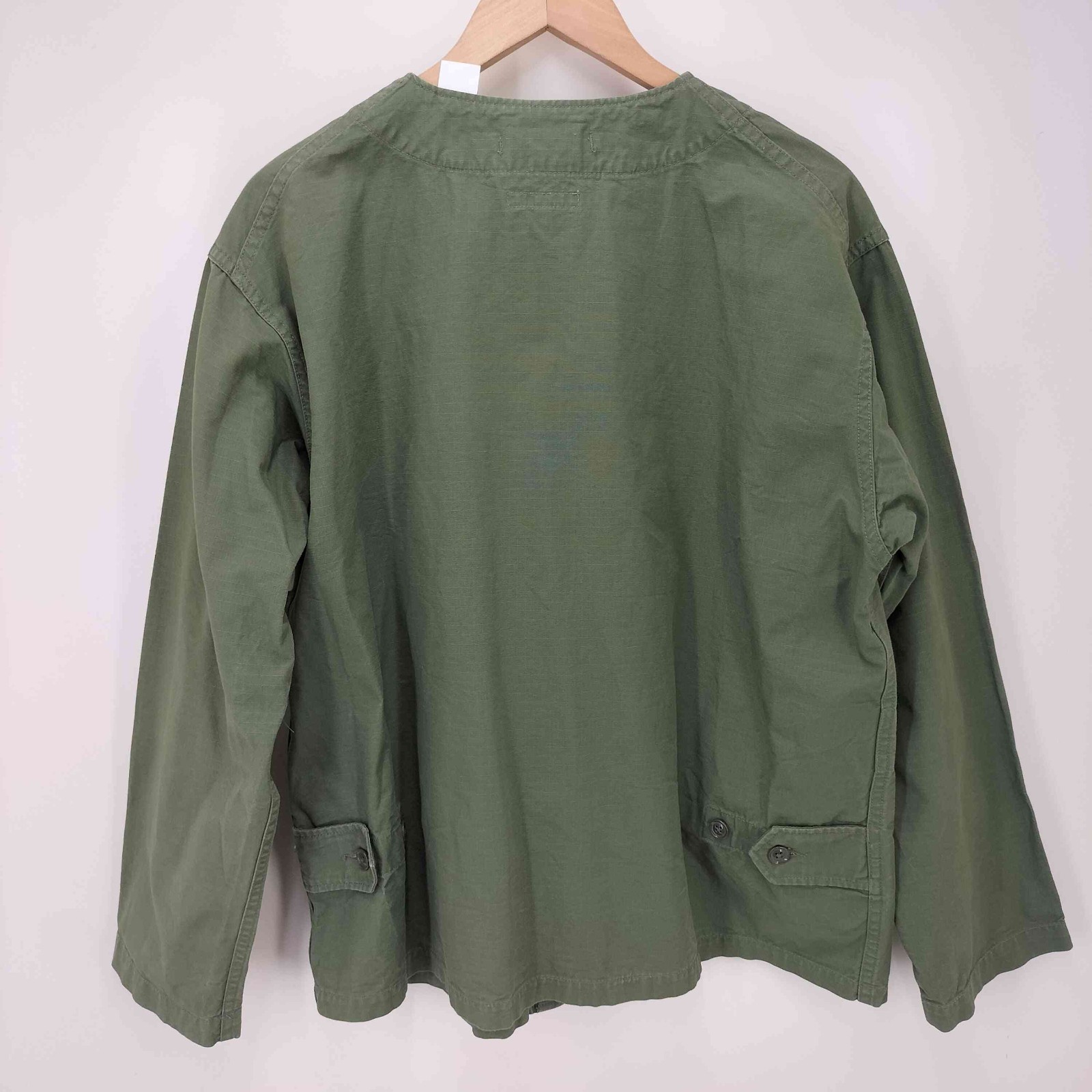 ENGINEERED GARMENTS RIPSTOP NO-COLLAR MILITARY JA… - image 2