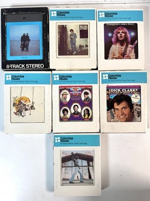 Lot Of 7 8-Track Tapes Billy Joel Frampton Chicago 5th Dimension Seals & Crofts