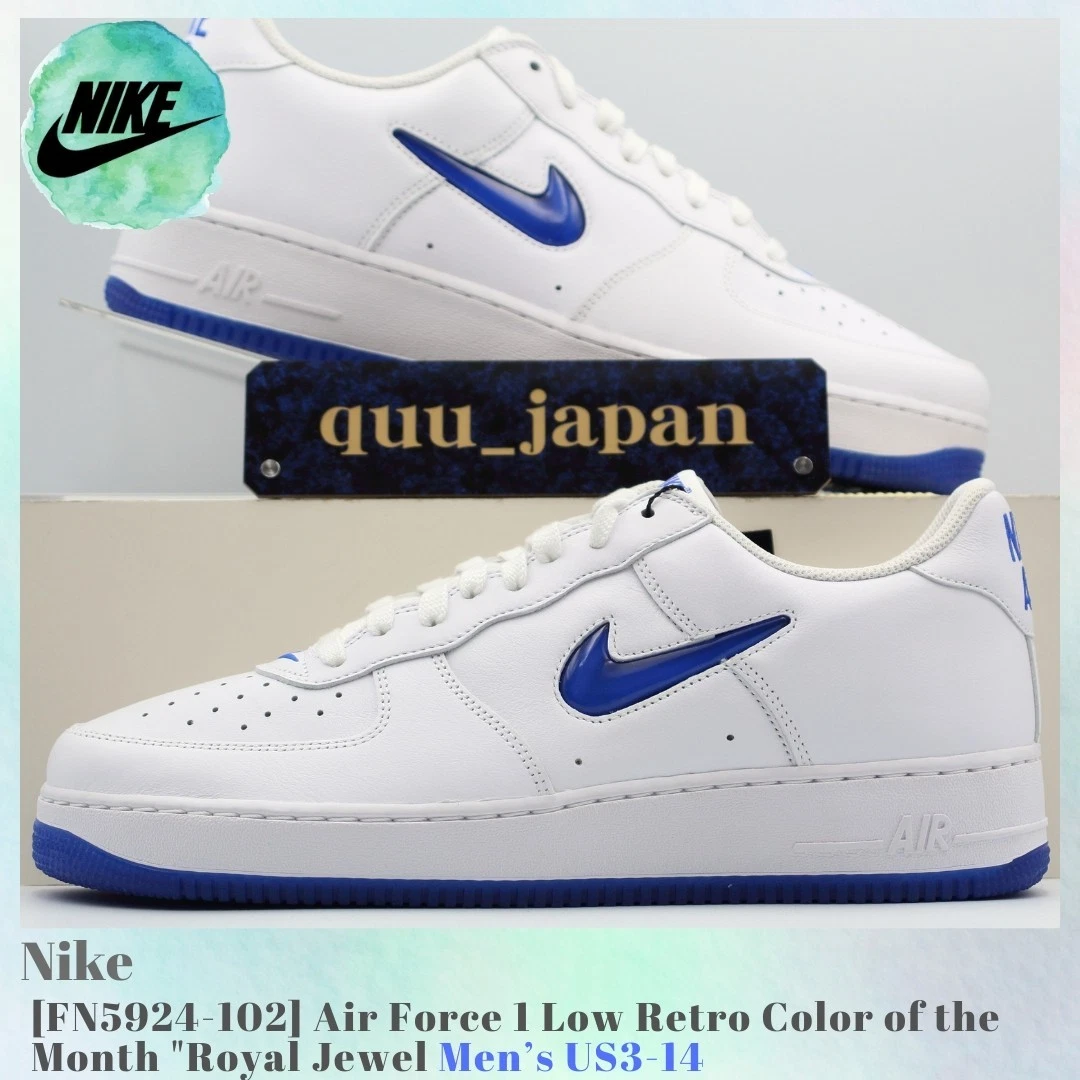 Nike Air Force 1 Low Color of the Month - White Royal Blue for