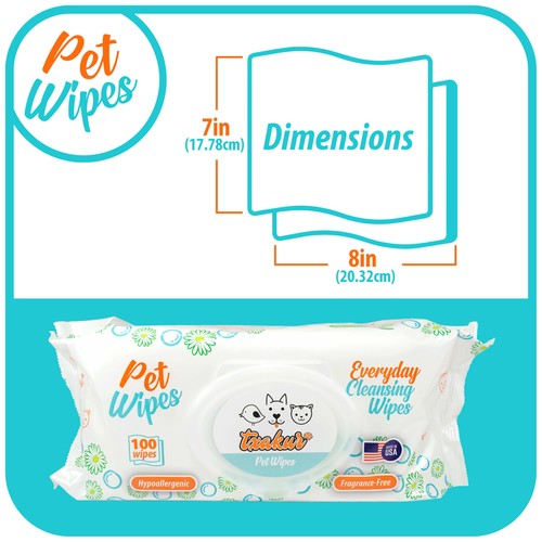 Txakur pet wipes for dogs and cats hypoallergenic natural products for cleansing - Picture 2 of 7