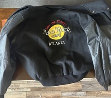 Hard Rock Cafe Letterman Jacket Atlanta Love Conquers XL Vintage Collection Rare