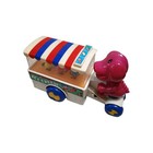 1990s Barney & Friends "Bump 'n Go" ice cream vendor toy -WORKS — photo 3