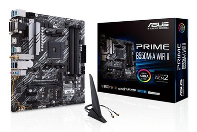 Asus 90MB19X0-M0EAY0 PRIME B550M-A WIFI II//AM4  B550 II, AMD, Socket AM4, A ~E~