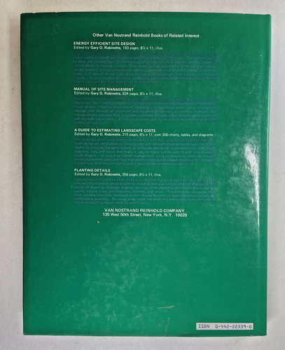 Landscape Planning for Energy Conservation – Robinette & McClennon – 1st Ed HC D - Picture 4 of 13
