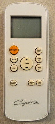 Comfort Aire TYPE:RG57H3 (B) BGCEFU1-M Air Conditioner Remote Control