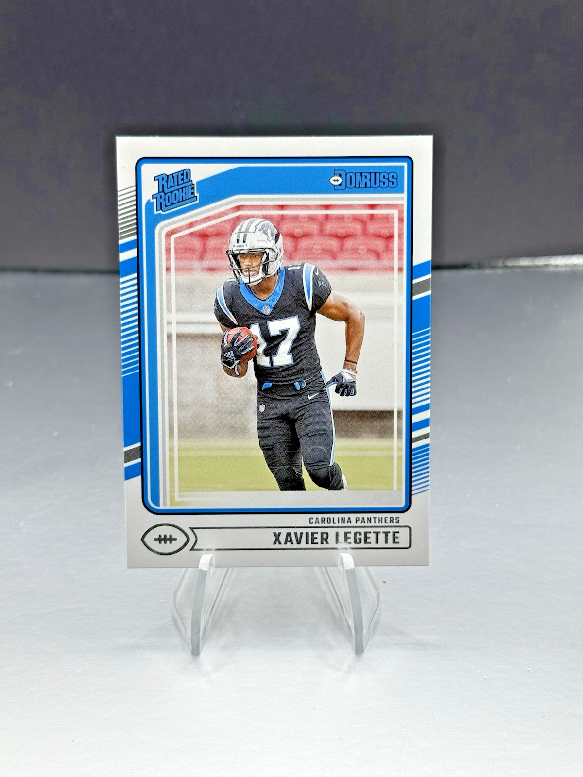 2024 Panini Donruss Xavier Legette Rated Rookie #323 (RC) Carolina Panthers