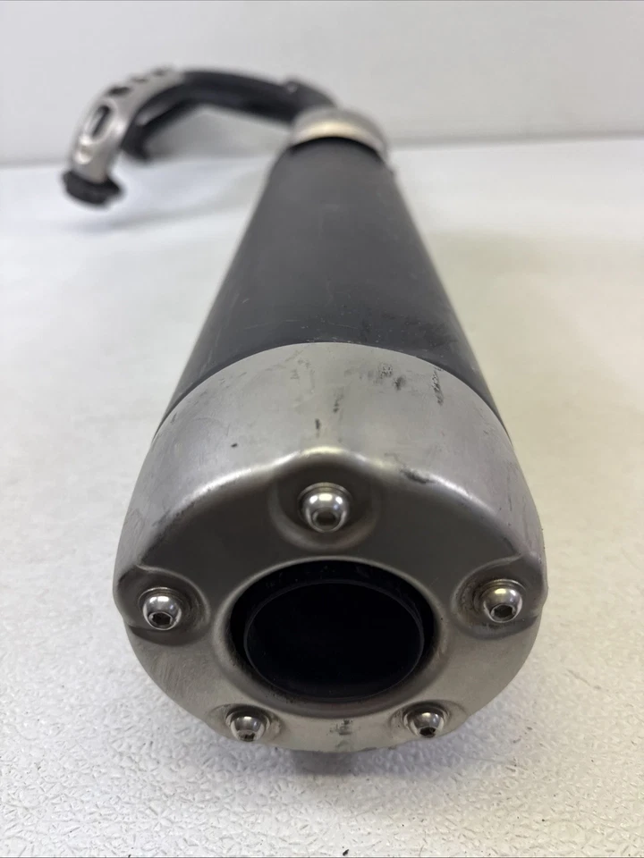 Conjunto completo de silenciador de escape Yamaha Bolt XVS950 2014-2015 perno original OEM Foto 2 de 4