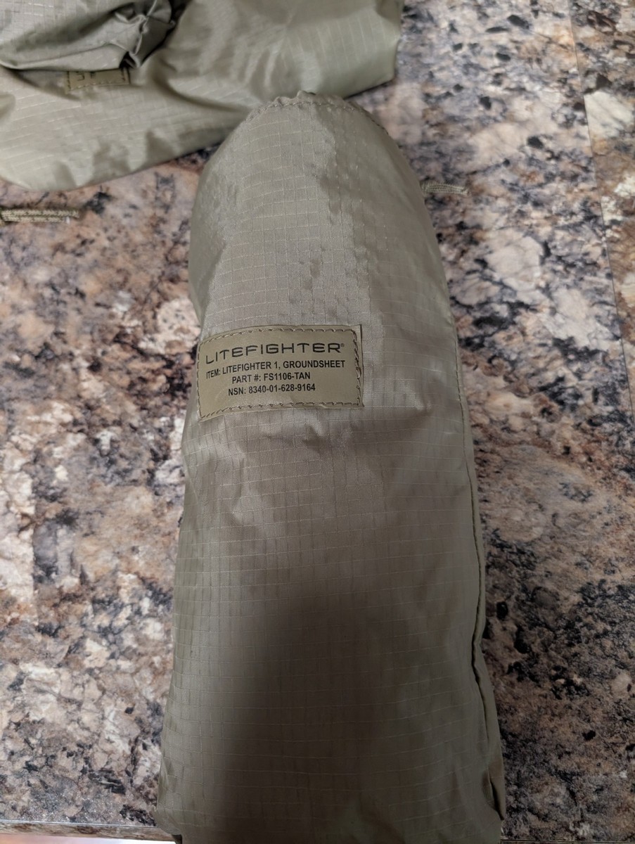 new ground sheet for US Army Issue LITEFIGHTER Individual Shelter