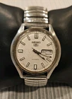 Vintage 1980s SEIKO 5 6309-8239 Men's Automatic Day/Date Watch Running