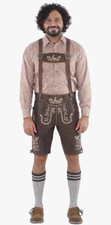 Authentic Lederhosen Men - German Oktoberfest Outfit Men - Genuine Leather