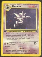 Haunter 6/62 1ST EDITION HOLO Fossil Pokemon MP