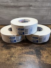 Lot of 3 USG Sheetrock Joint Tape Rolls 2-1/16&rdquo; x 250&rsquo; Drywall Tape