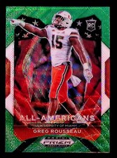 Greg Rousseau 2021 Panini Prizm All-American Green Wave Prizm #200 RC