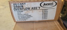 PA - JACUZZI BRAND CABLE DRAIN OVERFLOW ASSEMBLY - **********NO TRIM***********