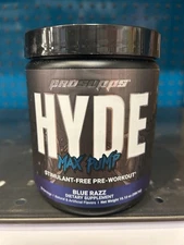 Hyde Max Pump Pre Workout Blue Razz 10.12 oz 286.9 g Prosupps