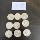 Set 9 Silver Quarters 90% Silver  1964 Quarters random mints/circulated lot  #13