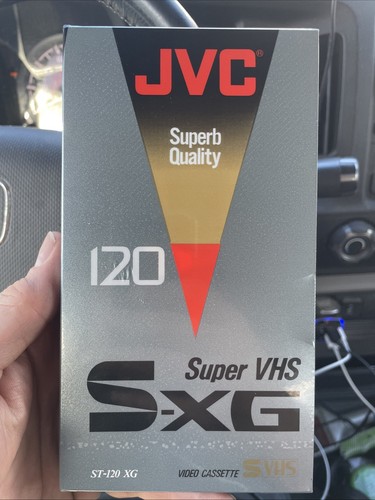VHS JVC St-120 Super VHS XG Profesional Master VHS Blank Media Sealed Unopened - Picture 1 of 1