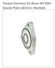 Torque Solution Ts-gen-002s.2 Bov Sound Plate V2 Silver Multiple Fitment