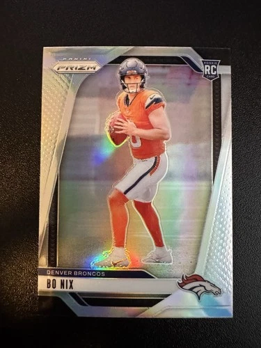 2024 Panini Prizm #309 BO NIX Silver Prizm (RC) Denver Broncos