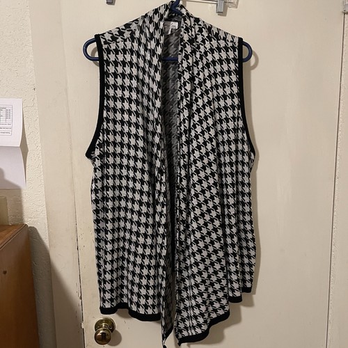 Kim Rodger’s Vest Houndstooth 2x Office Business Casual - Picture 4 of 4