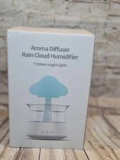 Aroma Diffuser Rain Cloud Essential Oil Humidifier, 7 Color Night Light