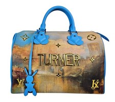 LOUIS VUITTON Speedy 30 Turner Masters Collection Jeff Koons Art Bag Monogram LV