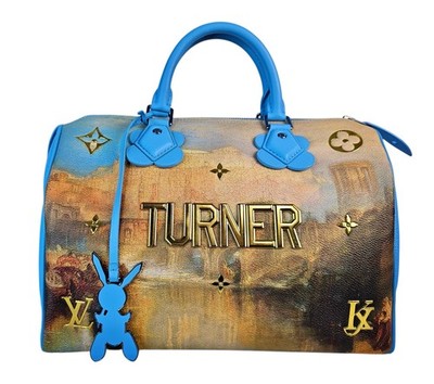 LOUIS VUITTON Speedy 30 Turner Masters Collection Jeff Koons Art Bag Monogram LV
