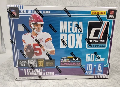 2025 Panini Donruss Football Mega Box NFL Sealed (Blue Scope)