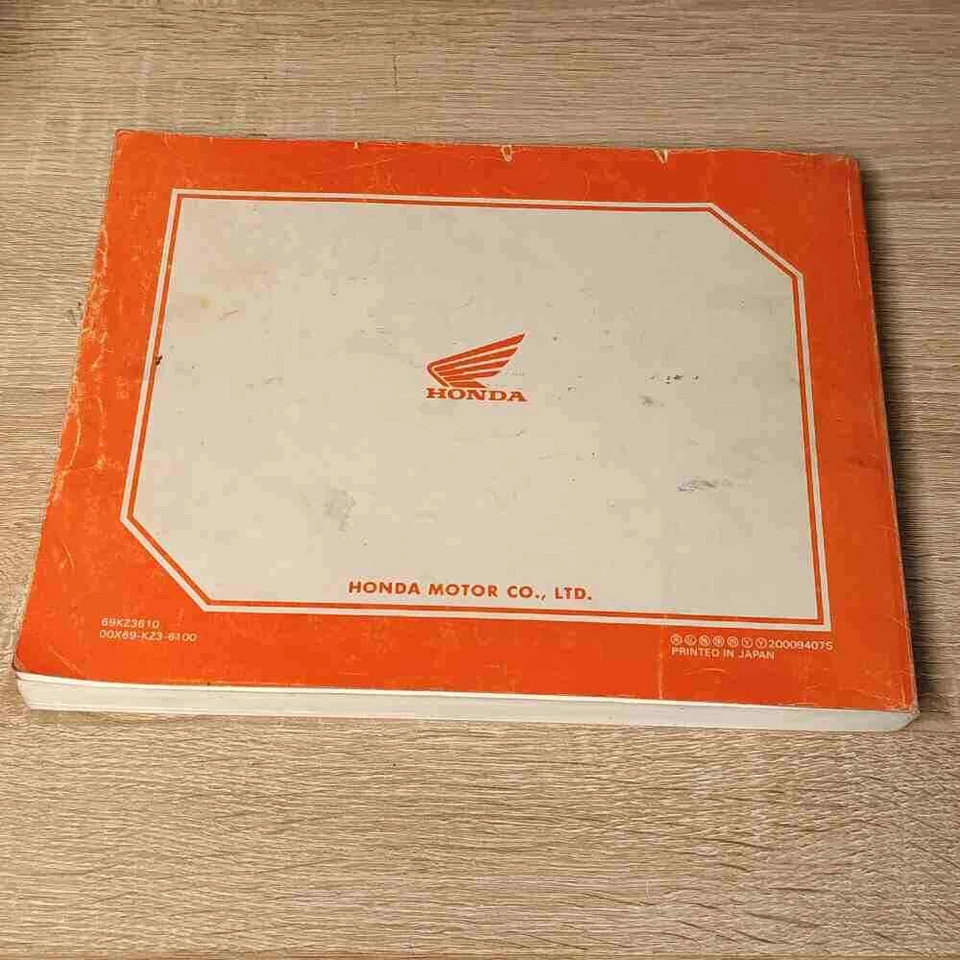 HONDA CR250R 1995 69KZ3610 00X69-KZ3-6100 Motorrad-Handbuch gebraucht manual - Bild 4 von 4