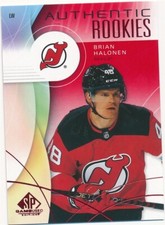 BRIAN HALONEN 2024-25 SP GAME USED EDITION RED AUTHENTIC ROOKIES #208 RC MINT