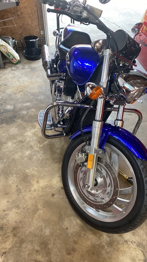 DETACHABLE Highway Engine Guard Crash Bar 4 Honda VTX 1300 R S C Models  1 1/2"