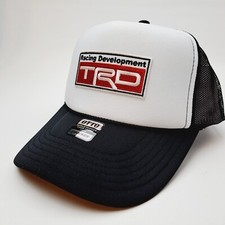TRD Toyota Embroidered Patch Hat Cap Vintage Foam Trucker Style Mesh Snapback