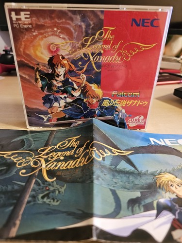 The Legend Of Xanadu PC Engine CD-rom 2 Turbo Duo Turbo Grafx TG 16