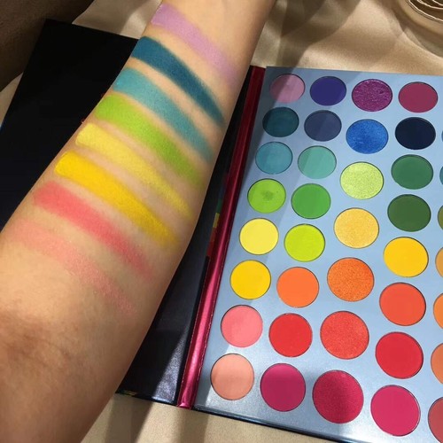 39 Color Rainbow Eyeshadow Palette - Professional Makeup Matte Metallic Shimmer - Picture 4 of 7
