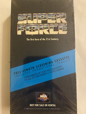 Super Force VHS Video Ken Olandt RARE Brand New Sealed Promo Screener