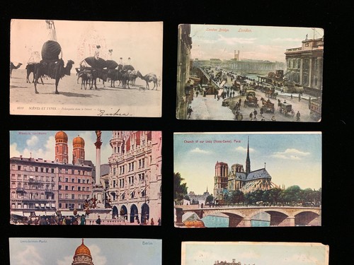 Vintage Postcards - (10) from around the World - Picture 2 of 5