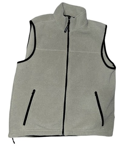 Mens Eddie Bauer Polartec Vest Beige 