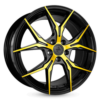 19 Zoll Alufelgen Keskin KT19N Black Front Gold für BMW 3er E90 Lim. 390L 3L 3K