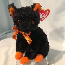 Fraidy Black Cat 4379 Ty Beanie Baby 2001 Halloween PE Retired 15.99