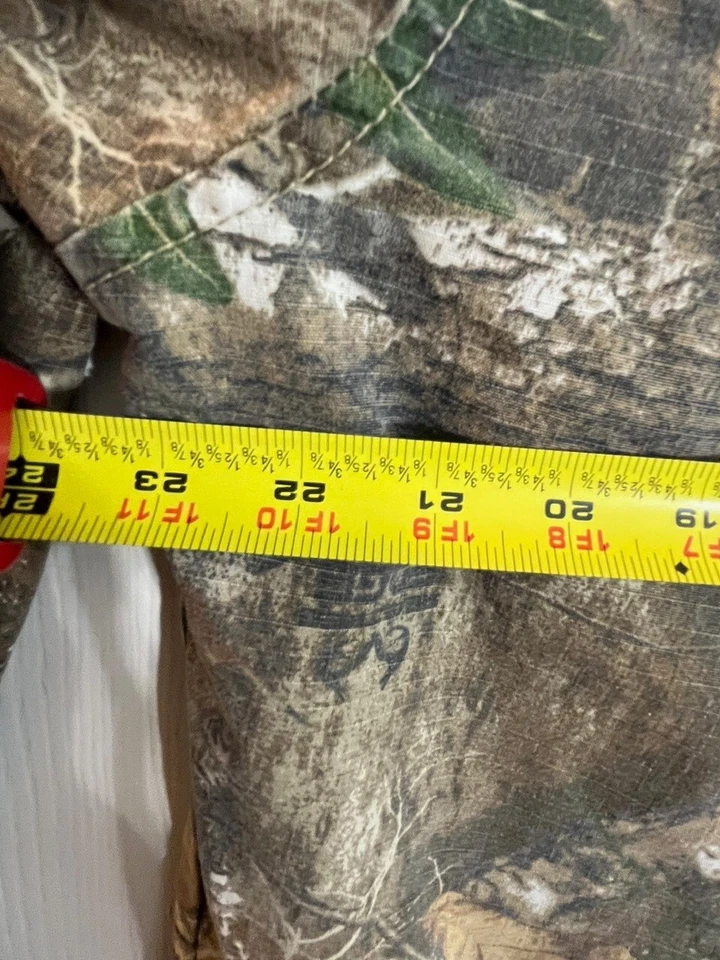 Camisa de caça camuflada ScentBlocker masculina M S3 borda de árvore real manga longa botão para baixo - Imagem 4 de 4