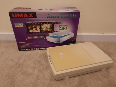 Umax Astra 2100u Flachbettscanner USB Windows 95/98 - OHNE TREIBERSOFTWARE ODER STECKER