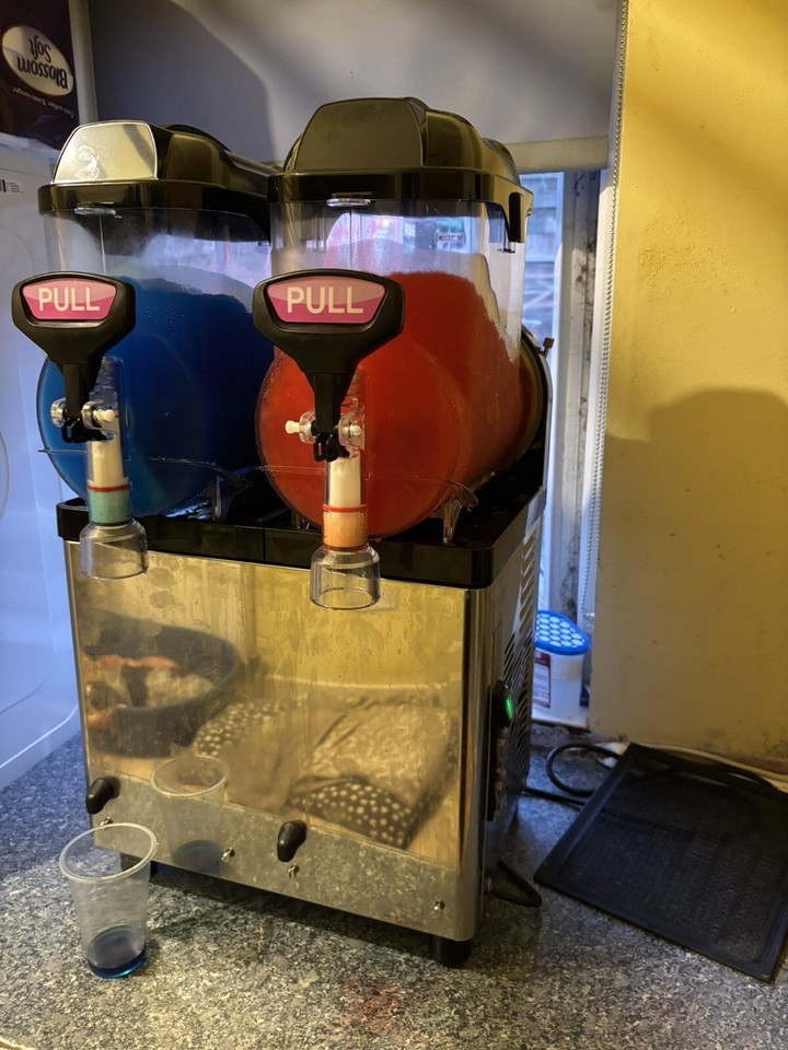 Twin Slush Machine Blue Ice 500watt eBay